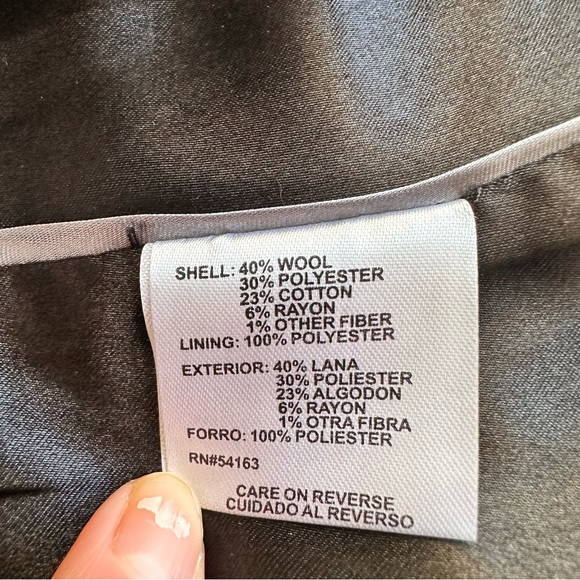 Andrew Marc Wool Blend Burgundy Winter Jacket | Size S - Picture 8 of 11